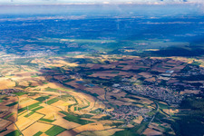 Vue aérienne de Eisenberg dans le département Rhénanie-Palatinat, Allemagne
