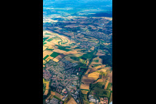 Göllheim dans le département Rhénanie-Palatinat, Allemagne d'en haut