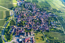 Quartier Schweigen in Schweigen-Rechtenbach dans le département Rhénanie-Palatinat, Allemagne d'un drone