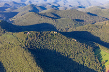 Vue aérienne de Wegelnbourg à Schönau dans le département Rhénanie-Palatinat, Allemagne