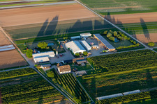 Le jardin du fermier à Winden dans le département Rhénanie-Palatinat, Allemagne hors des airs