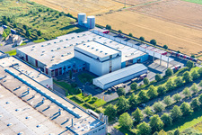 Vue aérienne de Tricor Packaging & Logistique AG à le quartier Offenbach in Offenbach an der Queich dans le département Rhénanie-Palatinat, Allemagne