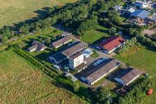 Vue aérienne de Gut Neumühle GmbH à le quartier Offenbach in Offenbach an der Queich dans le département Rhénanie-Palatinat, Allemagne
