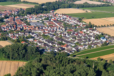 Vue aérienne de Ringstr à Kuhardt dans le département Rhénanie-Palatinat, Allemagne