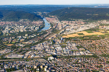 Vue aérienne de Quartier Pfaffengrund-Nord in Heidelberg dans le département Bade-Wurtemberg, Allemagne