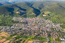 Vue aérienne de De l'ouest à Dossenheim dans le département Bade-Wurtemberg, Allemagne