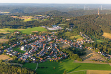 Vue aérienne de Quartier Ober-Abtsteinach in Abtsteinach dans le département Hesse, Allemagne