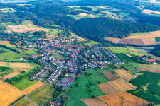 Vue oblique de Quartier Kirchbrombach in Brombachtal dans le département Hesse, Allemagne