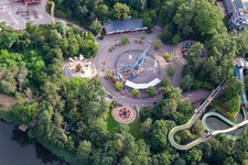 Vue aérienne de Sky Fly au parc de vacances en Allemagne à Haßloch dans le département Rhénanie-Palatinat, Allemagne