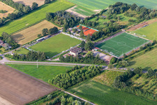 Vue aérienne de TC '86Zeiskam eV à Zeiskam dans le département Rhénanie-Palatinat, Allemagne