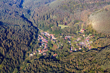 Vue aérienne de Quartier Langmühle in Lemberg dans le département Rhénanie-Palatinat, Allemagne
