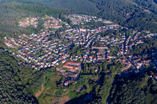Vue aérienne de De l'est à Lemberg dans le département Rhénanie-Palatinat, Allemagne