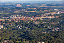 Vue aérienne de Du sud-est à Pirmasens dans le département Rhénanie-Palatinat, Allemagne