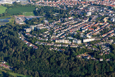Vue aérienne de Anneau de Berlin à Pirmasens dans le département Rhénanie-Palatinat, Allemagne