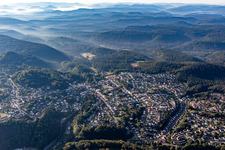 Vue aérienne de Du nord-ouest à Lemberg dans le département Rhénanie-Palatinat, Allemagne