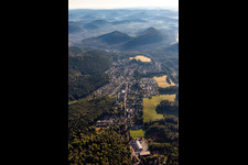 Vue aérienne de Du sud-ouest à Ruppertsweiler dans le département Rhénanie-Palatinat, Allemagne