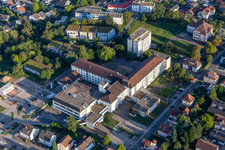 Vue aérienne de Chantier de l'Asklepios Südpfalzkliniken à Kandel dans le département Rhénanie-Palatinat, Allemagne