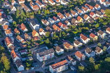 Elsässerstr à Kandel dans le département Rhénanie-Palatinat, Allemagne vue d'en haut