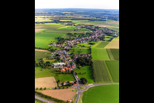 Vue aérienne de Village du nord à le quartier Straeten in Heinsberg dans le département Rhénanie du Nord-Westphalie, Allemagne