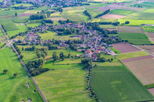 Vue aérienne de Village du nord à le quartier Horst in Heinsberg dans le département Rhénanie du Nord-Westphalie, Allemagne