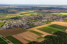 Vue aérienne de Ville du sud-ouest à le quartier Kückhoven in Erkelenz dans le département Rhénanie du Nord-Westphalie, Allemagne