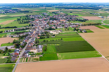 Vue aérienne de Ville du nord à le quartier Waldenrath in Heinsberg dans le département Rhénanie du Nord-Westphalie, Allemagne