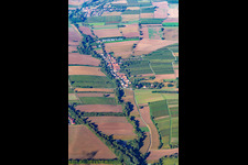 Vue aérienne de De l'est à Vollmersweiler dans le département Rhénanie-Palatinat, Allemagne
