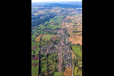 Vue aérienne de De l'est à Kapsweyer dans le département Rhénanie-Palatinat, Allemagne
