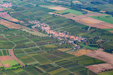 Vue aérienne de Ville du sud-est à Niederhorbach dans le département Rhénanie-Palatinat, Allemagne