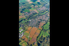 Vue aérienne de Villages du Klingbachtal à le quartier Billigheim in Billigheim-Ingenheim dans le département Rhénanie-Palatinat, Allemagne