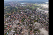 Vue aérienne de Du sud-ouest à Bietigheim dans le département Bade-Wurtemberg, Allemagne
