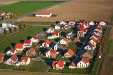 Photographie aérienne de Nouvelle zone de développement Brotäcker : Buchenweg à Steinweiler dans le département Rhénanie-Palatinat, Allemagne