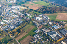 Vue aérienne de Zone industrielle Blocksbergstraße et Rheinstr à Pirmasens dans le département Rhénanie-Palatinat, Allemagne