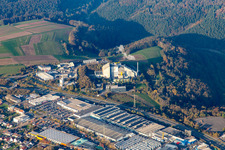 Vue aérienne de EEW Energy from Waste Saarbrücken GmbH Installation d'incinération de déchets MHKW Pirmasens à le quartier Fehrbach in Pirmasens dans le département Rhénanie-Palatinat, Allemagne