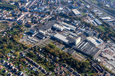 Vue aérienne de Tadano Europe à le quartier Bubenhausen in Zweibrücken dans le département Rhénanie-Palatinat, Allemagne