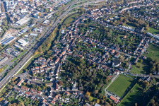 Vue aérienne de Quartier Bubenhausen in Zweibrücken dans le département Rhénanie-Palatinat, Allemagne