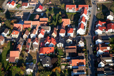 Vue aérienne de Entre les ruisseaux x Speiertsgasse à Herxheim bei Landau dans le département Rhénanie-Palatinat, Allemagne