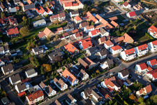Vue aérienne de Rue Litzelhorst à Herxheim bei Landau dans le département Rhénanie-Palatinat, Allemagne