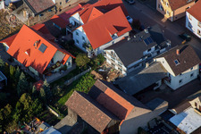 Image drone de Speiertsgasse à Herxheim bei Landau dans le département Rhénanie-Palatinat, Allemagne