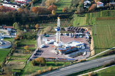 Photographie aérienne de Forage géothermique à Insheim dans le département Rhénanie-Palatinat, Allemagne