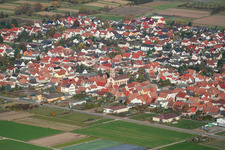 Zeiskam dans le département Rhénanie-Palatinat, Allemagne vue du ciel