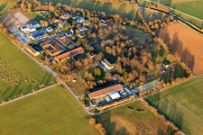 Vue aérienne de Château Stutensee à le quartier Staffort in Stutensee dans le département Bade-Wurtemberg, Allemagne