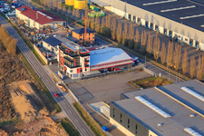 Vue aérienne de Hôtel Victoria Interpark à le quartier Offenbach in Offenbach an der Queich dans le département Rhénanie-Palatinat, Allemagne