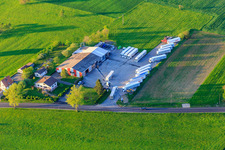 Vue aérienne de Reinbold Transports à Durstel dans le département Bas Rhin, France