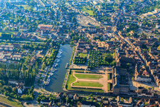 Photographie aérienne de Château et parc Château des Rohan au port Port de Saverne à Saverne dans le département Bas Rhin, France