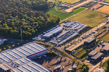 Vue aérienne de GÜMA Services GmbH - Wertheim à le quartier Bettingen in Wertheim dans le département Bade-Wurtemberg, Allemagne