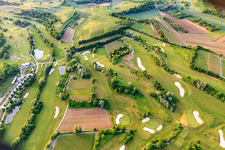 Vue aérienne de Europa-Park Golf Club Breisgau à le quartier Tutschfelden in Herbolzheim dans le département Bade-Wurtemberg, Allemagne