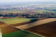 Freckenfeld dans le département Rhénanie-Palatinat, Allemagne hors des airs
