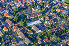 Vue aérienne de Chantier de construction à Rietburgstr à Kandel dans le département Rhénanie-Palatinat, Allemagne