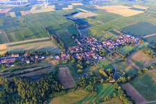 Photographie aérienne de Vue du village depuis le nord à Hergersweiler dans le département Rhénanie-Palatinat, Allemagne